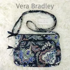 Vera Bradley ショルダーバッグ ペイズリー ネイビー