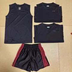 140サイズ　タンクトップ3枚とパンツ 計4点セット