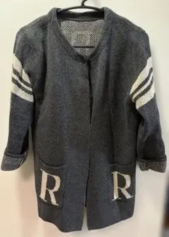 【ニットカーディガン】en vogue / PARIS バックロゴ M-L