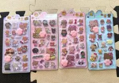 サンリオ　マシュマロシール　日焼けキティ　4枚セット　肉球シール　まとめ売り