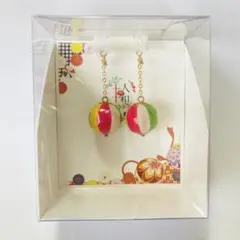 紙風船 ノンホールピアス 樹脂 和風