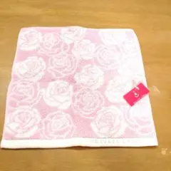 PRIVATE LABEL プライベートレーベル バラ模様 タオルハンカチ