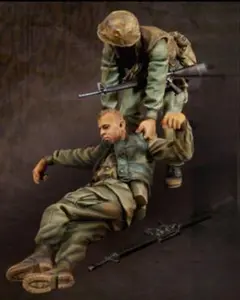 1/35 ベトナム戦争 米海兵隊フィギュア 救助シーン