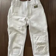 Mizuno 野球パンツ 膝当て付き ホワイト 140