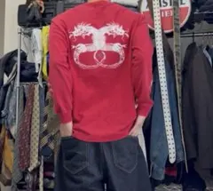 岡*田様 希少 old stussy 90s usa製 tシャツ 紺タグ ロンT