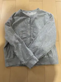 GU スナップブルゾングレー　XLサイズ