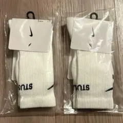 Nike×STUSSY スチューシーコラボソックス　21-23cm 2足セット