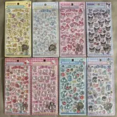 サンリオ　第二弾　ボンボンドロップシール　8枚セット