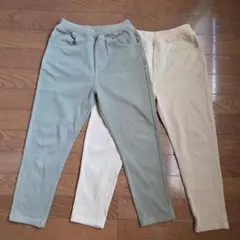 ♪無印良品 キッズ130 長ズボン 2枚セット♪