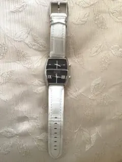 exte ダブルフェイス クォーツ腕時計　動作品　電池交換済