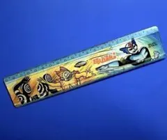 超人バロムワン　バロム１　20㎝定規　プラスチック　1972サンスター当時物レア