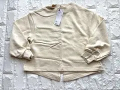 値下げ！新品タグ付き！GU バックスリットスウェットプルオーバー(120cm)