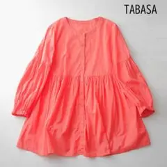 TABASA タバサ インディア インド綿 チュニックブラウス フレア シャツ