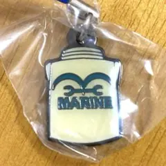 未開封　ONE PIECE ワンピース　海賊旗プレート　ストラップ　海軍　海兵服