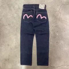 極美品/濃紺】EVISU エヴィス デニムパンツ W30 ピンクカモメ - メルカリ