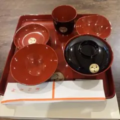 お食い初め用漆塗り食器セット
