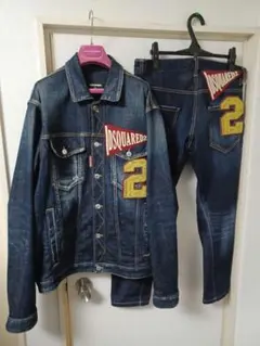Dsquared2　ディースクエアード　ストレッチデニム　セットアップ　L程度