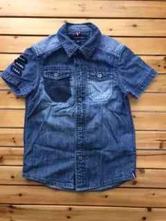 TOMMY FILFIGER 半袖シャツ デニムシャツ