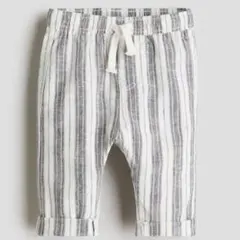 最終値下げ【未使用】H&M キッズ　パンツ　ストライプ