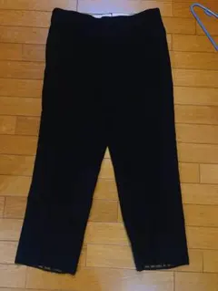 スーツスラックス☆メンズ スラックス パンツ ブラック ウール