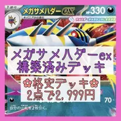 【格安‪✿2点で2,999円】メガサメハダーexデッキ 構築済みデッキのサムネイル