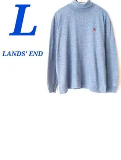 LANDS' END SUPER-T タートルネック 長袖 Lサイズ　カジュアルのサムネイル