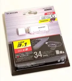 ELECOM MR3C-D011WH メモリリーダライタ カードリーダー
