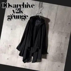 00s hoodea drape cardigan y2k dark wearのサムネイル