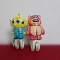 トイ・ストーリー3 エイリアンとロッツォ フック　洗濯ばさみ　2個セット