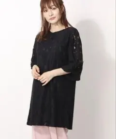 未使用　レースワンピース　Sサイズ