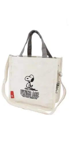 新品☆ルートート×スヌーピー トートバッグ FLYING ACE ショルダー