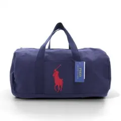 Polo Ralph Lauren ビッグポニー刺繍 ボストンバッグ ネイビー