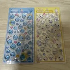 ボンボンドロップシール　2シート　しずくちゃん　みるみるちゃん　正規品　クーリア