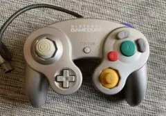 【ジャンク】Nintendo GameCube コントローラー シルバー