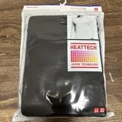 UNIQLO ヒートテック クルーネックT 九分袖 ブラック Mのサムネイル