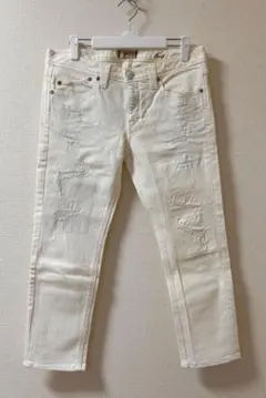 GUAPI VALABASAS R3bêl フレアデニムパンツ ホワイト GUAPI VALABASAS風フレアデニムパンツ ホワイトswag drip - メルカリ