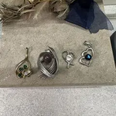 18.206【ペンダントトップ　まとめ】ネックレス　ハンドメイドパーツ　チャーム