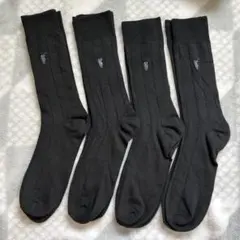 Polo Ralph Lauren ブラックソックス 4足セット 25-27cmのサムネイル