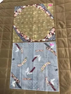 にじはごろも　大判ハンカチ2枚