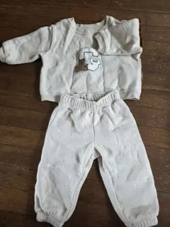 babyGAP ロゴスウェット セットアップ 80cm 12-18m 裏起毛