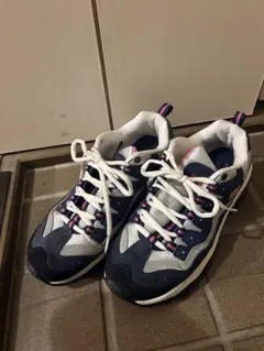 SKECHERS スニーカー ネイビー ピンクのサムネイル