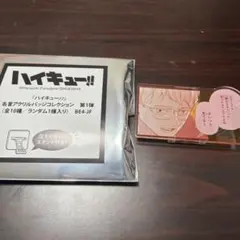 ハイキュー！！　名言アクリルバッジコレクション　月島蛍