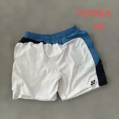 YONEX テニス用ハーフパンツ ホワイト ブルーのサムネイル