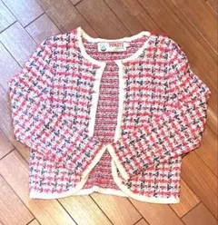 FØRSTE ツイード　カーディガン サイズ2 Sサイズ　春服のサムネイル