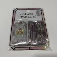 グラスパーラーステッカー　ピンクレモネード　シール　ステンドグラス　カフェ　立体