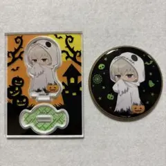 呪術廻戦 マルキューブ アクリルスタンド グリッター缶バッジ 狗巻棘 2点セット