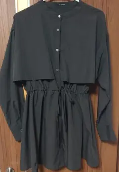 w closet 長袖シャツ ブラウス ダークグレーのサムネイル