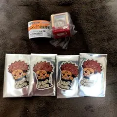 呪術廻戦　るかっぷ　両面宿儺　ミニチュアコレクション&ダイカットステッカーセット