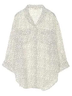 Green Parks SELECT WEARSドットビッグシャツチュニックのサムネイル