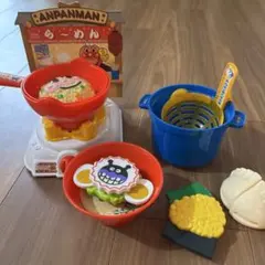 くるんといためてチャーハンも！アンパンマンらーめんセットDX パーツ欠けあり